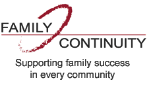 Family Continuity: Supporting family success in every community. (Logo)